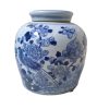 Flower Blue N White Ceramic Jar SP000926