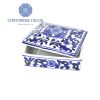 Blue and White Triangle Decoration Box 10x15x5cm SP000121