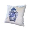 Embroided Ginger Jar Blue Pillow Cover 45x45cm SP002118