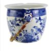 Hand-painted Blue n White Porcelain Bucket