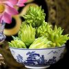 A Blue And White Chinoiserie Landscape Bowl D15xH29cm SP000936