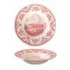 JB Vajilla Old Britain Castle Rosa Red Dip Soup Plate 8.5inch SP001111