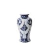 BlueWhite Ripple Vase D16xH32cm SP000311