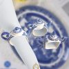 Set of 6 ceramic napkin ring