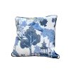 Printed Chinoiserie Scene Pillow Cover 50x50cm